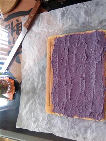 紫薯戚风蛋糕卷-28图超详细步骤的做法步骤24