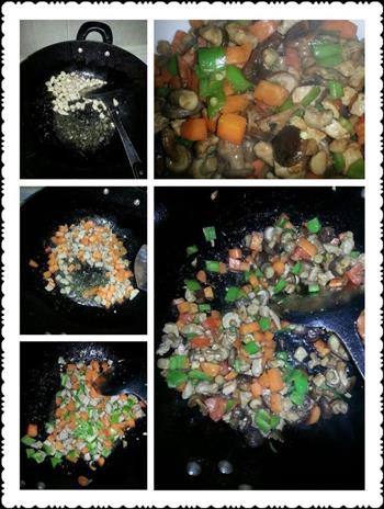 小蘑菇炒肉丁的做法步骤2