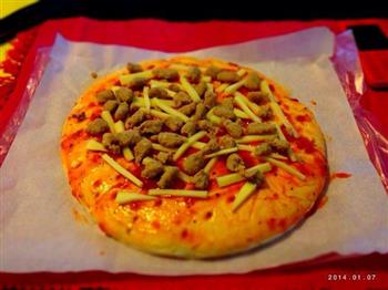 意大利蘑菇披萨的做法图解2
