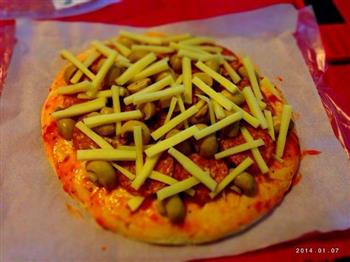 意大利蘑菇披萨的做法图解5