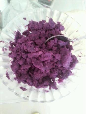 刀切馒头，紫薯馒头的做法步骤4