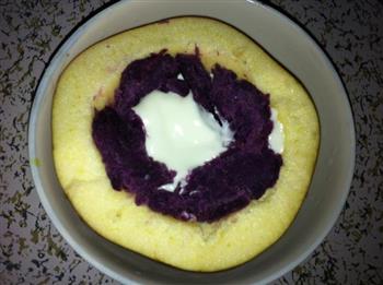 苹果紫薯酸奶泥的做法步骤3
