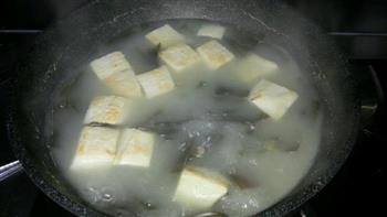 豆腐海带汤的做法步骤4