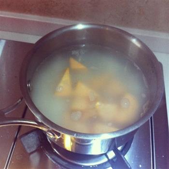暖心暖胃的红薯粥的做法步骤4