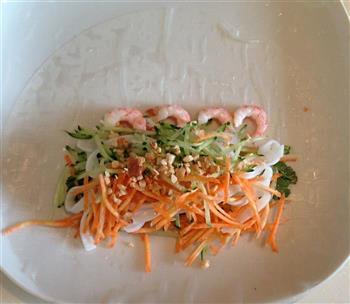 甜虾越南春卷的做法步骤8