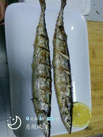 日式烤秋刀鱼的做法步骤4