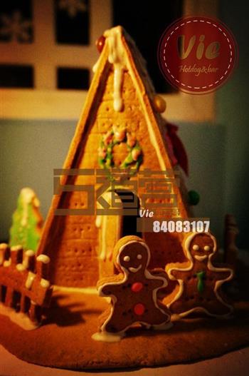 圣诞姜饼屋饼干房子的做法步骤9