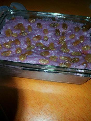 蓝莓紫薯发糕的做法图解4