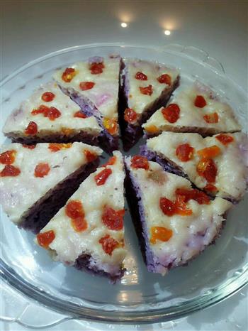 蓝莓紫薯发糕的做法步骤5