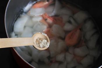 北极虾萝卜汤的做法图解5