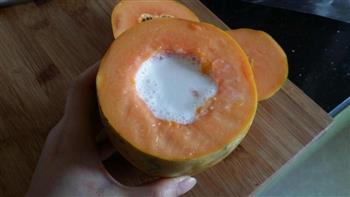 木瓜椰奶冻的做法图解3