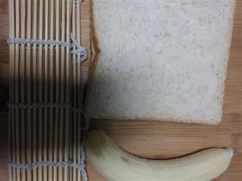 香蕉土司卷的做法图解1
