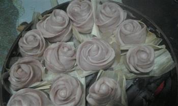 紫薯玫瑰馍馍的做法步骤13