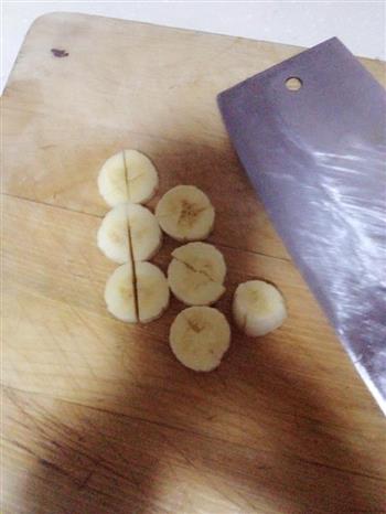 香蕉牛奶蒸饭的做法步骤1