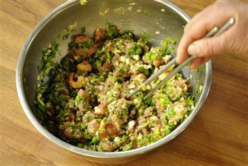 虾仁韭菜猪肉水饺+和面擀皮的做法步骤9