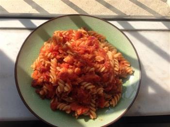 超简易番茄肉末意大利面的做法步骤3