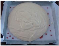 彩绘草莓奶油蛋糕卷的做法步骤16