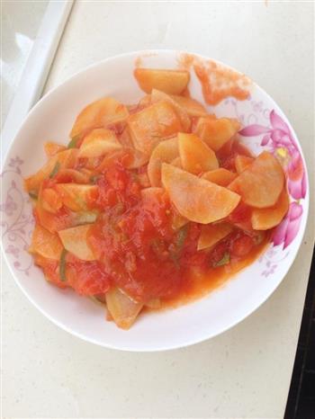 西红柿土豆片的做法步骤8