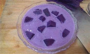 紫薯西米露的做法步骤4
