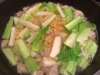 扁肉粑豌豆时蔬汤的做法图解4