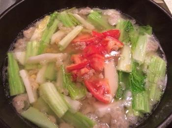扁肉粑豌豆时蔬汤的做法图解5
