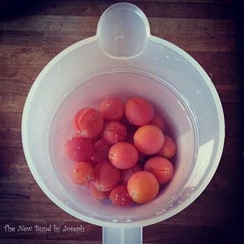 白葡萄酒糖渍樱桃番茄的做法步骤5