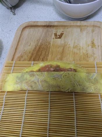 紫菜鸡蛋肉卷卷的做法步骤5
