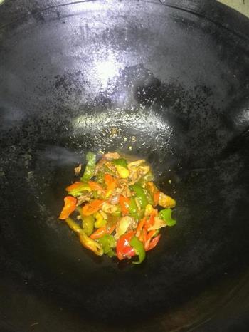 辣椒炒肉片的做法图解4