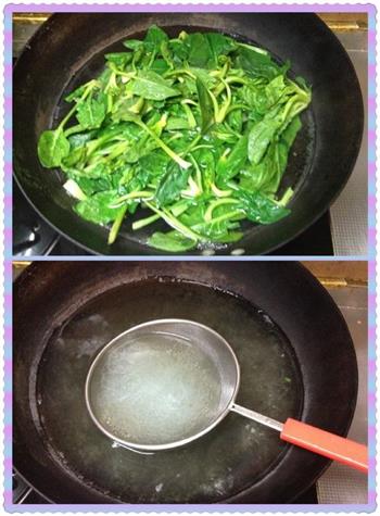 香麻菠菜拌粉丝的做法步骤2