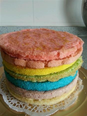 彩虹蛋糕的做法步骤6
