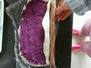 紫薯糯米卷的做法图解13