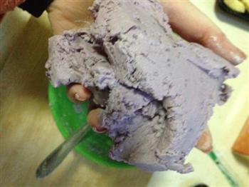 微波炉紫薯麻团的做法图解5