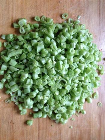 橄榄菜肉末刀豆的做法图解2