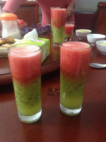 奇异果西瓜汁的做法步骤5