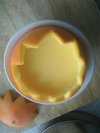 甜橙蒸蛋的做法图解5