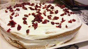抹茶奶油蔓越莓蛋糕的做法步骤3