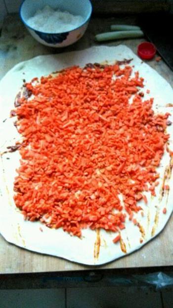 营养红萝卜煎饼的做法步骤4