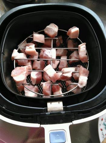 气炸锅 香菇豆腐鸡蛋红烧肉的做法步骤2