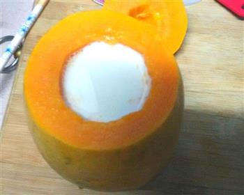 清新木瓜牛奶冻的做法步骤6