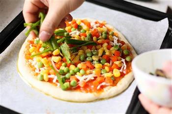 培根杂蔬披萨的做法步骤10