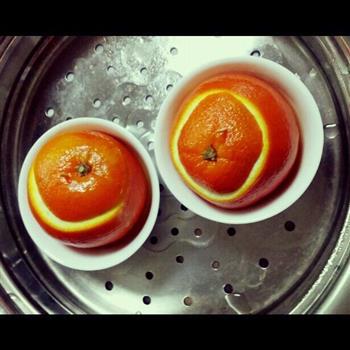 盐蒸橙子的做法步骤1