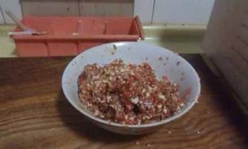 豆腐肉沫酿香菇的做法步骤3