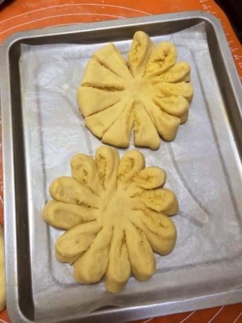 椰蓉花形面包的做法图解4