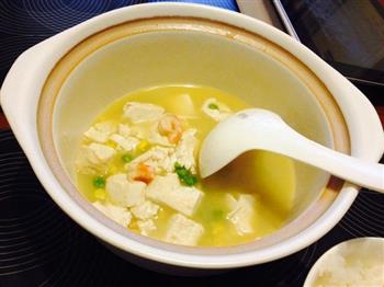 虾仁豆腐汤的做法步骤3
