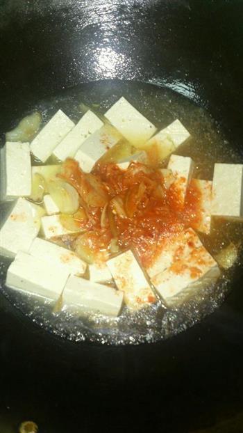 开胃补钙-辣白菜焖豆腐的做法图解6
