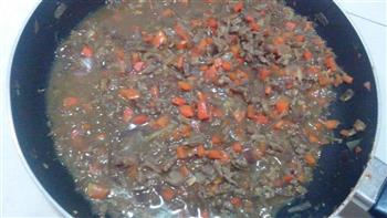 咖喱牛肉末浇汁土豆泥的做法步骤4