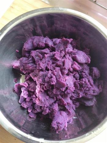 油炸紫薯球的做法图解1