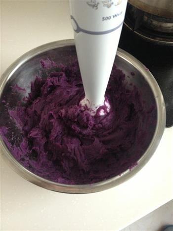 油炸紫薯球的做法步骤2
