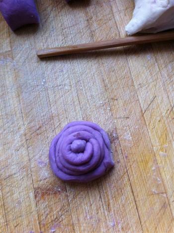 花样紫薯馒头的做法步骤20