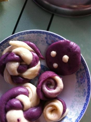 花样紫薯馒头的做法图解23